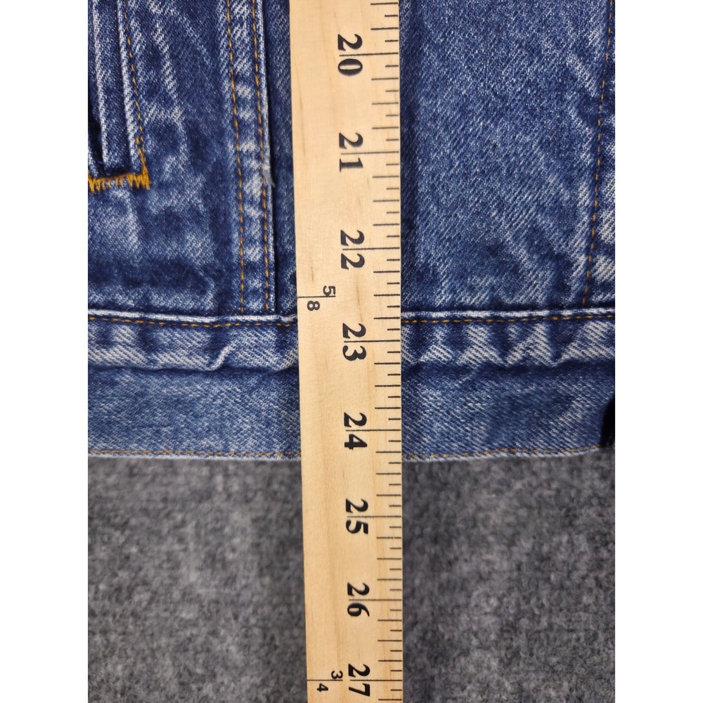 Vintage 90s Levis 70506 Type 3 Blanket Lined Denim Trucker Jacket USA Mens 44 XL - Picture 6 of 14
